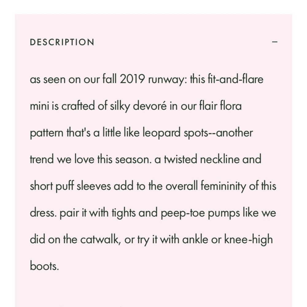 Kate Spade Flair Flora Devore Mini Dress Size 6 - Picture 6 of 16
